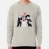 ssrcolightweight sweatshirtmensoatmeal heatherfrontsquare productx1000 bgf8f8f8 30 - Dandadan Stuff Merch