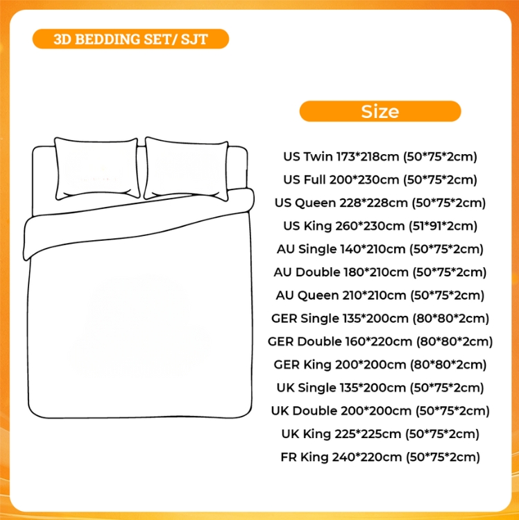 3D BEDDING SET - Dandadan Stuff Merch
